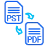Backup Outlook PST to PDF