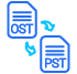 Saves OST Files to PST